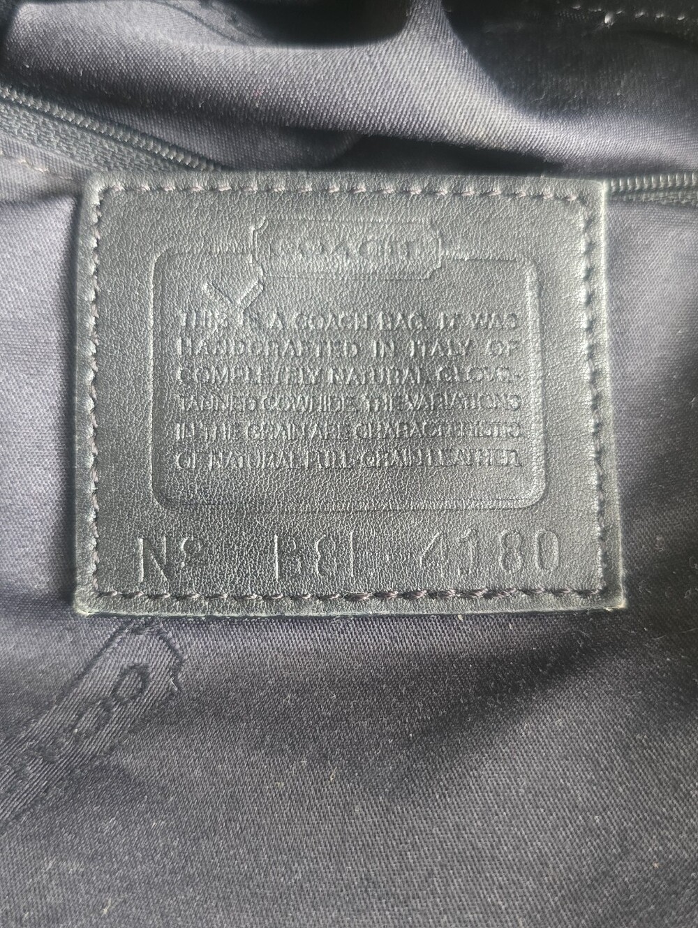 Coach Lexington 4180 Vintage 1998 Drawstring Bucket Bag Y2K Black Leather Italy - Picture 3 of 15